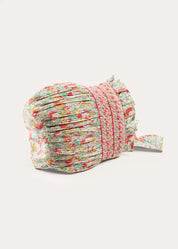 Clementine Floral Hand Smocked Bonnet in Coral (S-M) BONNETS from Pepa London
