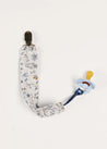 Ellis Dummy Clip in Blue Made with Liberty Fabric ACCESSORIES from Pepa London