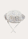 Ellis Birds Tie Hat in Blue Made with Liberty Fabric (XS-L) ACCESSORIES from Pepa London