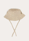 Holland Striped Sun Hat in Green (XS-M) ACCESSORIES from Pepa London