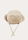 Holland Striped Sun Hat in Green (XS-M) ACCESSORIES from Pepa London