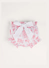 Audrey Toile Bow Detail Bloomers in Pink (1mth-2yrs) BLOOMER from Pepa London