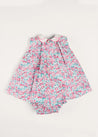 Eloise Floral Sleeveless Dress With Bloomers in Pink (3mths-3yrs) from Pepa London