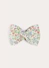 Cordelia Floral Medium Bow Clip in Pink Made with Liberty Fabric HAIR ACCESSORIES from Pepa London