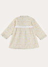 Clara Floral Bow Detail Dressing Gown in Green (18mths-10yrs) NIGHTWEAR from Pepa London