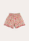 Margot Floral Shorts in Red Made with Liberty Fabric (18m-12yrs) SHORTS from Pepa London