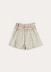 Cordelia Floral Shorts in Pink Made with Liberty Fabric (4-10yrs) SHORTS from Pepa London