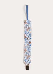 Beatrice Floral Dummy Clip Dummy Clip in Blue (OS) Accessories from Pepa London