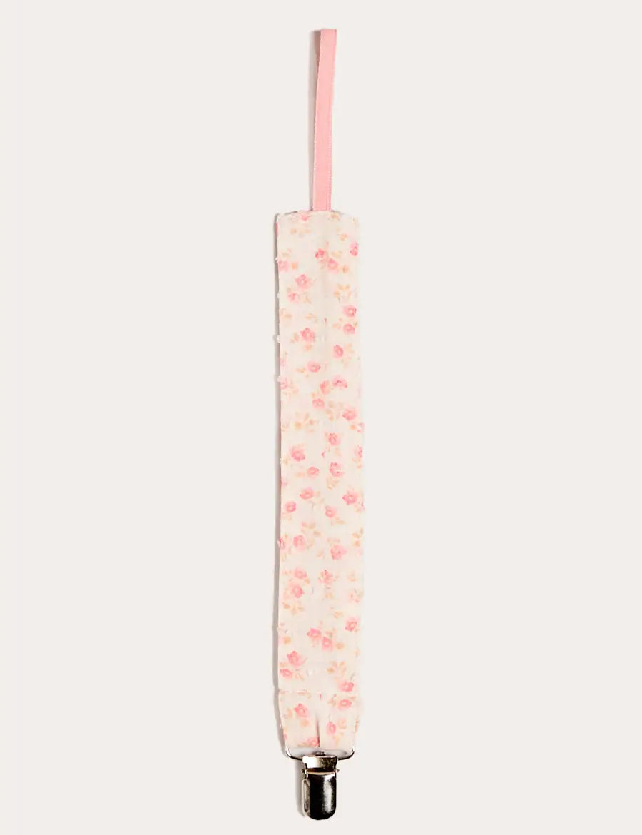 Martha Floral Dummy Clip in Pink Accessories from Pepa London