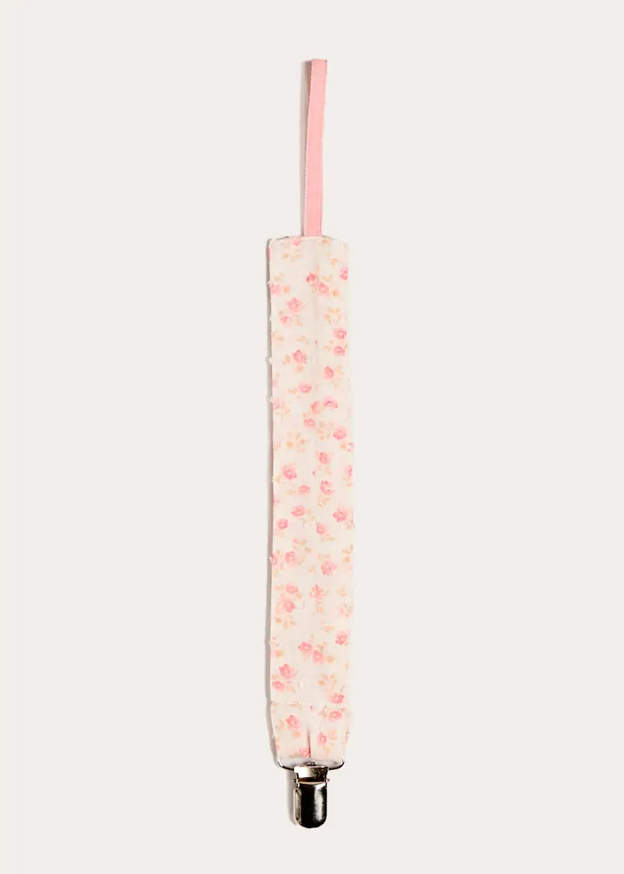 Martha Floral Dummy Clip in Pink Accessories from Pepa London