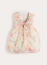 Lillie Floral Sleeveless Dress in Pink (18mths-12yrs) Dresses from Pepa London