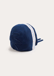 Fair Isle Bonnet in Navy (S-L) Bonnets from Pepa London