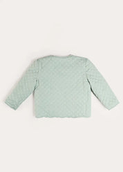 Margret Floral Reversible Quilted Jacket in Pink (4-12yrs) Coats from Pepa London