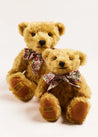 Limited-Edition Merrythought & Pepa Teddy Bear with Daphne Floral Bow Toys  from Pepa London