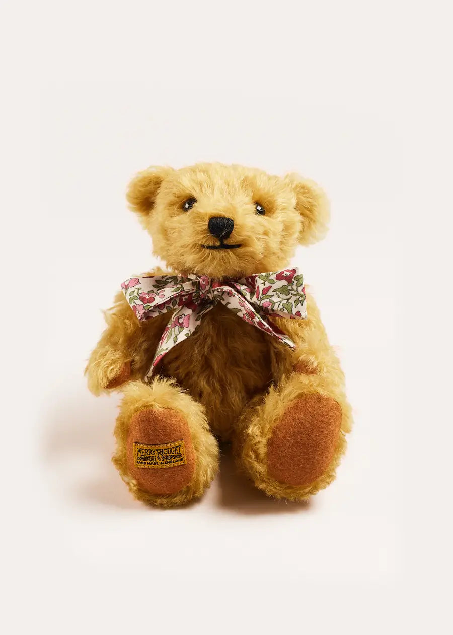 Limited-Edition Merrythought & Pepa Teddy Bear with Daphne Floral Bow Toys  from Pepa London