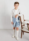 Blue Silk Pageboy Knickerbockers (12mths-10yrs) Trousers  from Pepa London