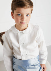 Blue Silk Pageboy Knickerbockers (12mths-10yrs) Trousers  from Pepa London