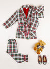 Sussex Pyjama Girl Gift Set in Red Look from Pepa London