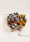 Sussex Pyjama Boy Gift Set in Red Look from Pepa London