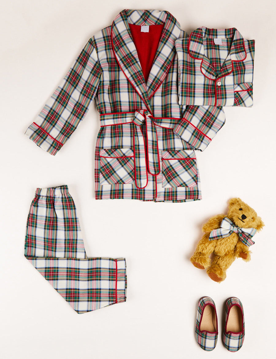 Sussex Pyjama Boy Gift Set in Red Look from Pepa London