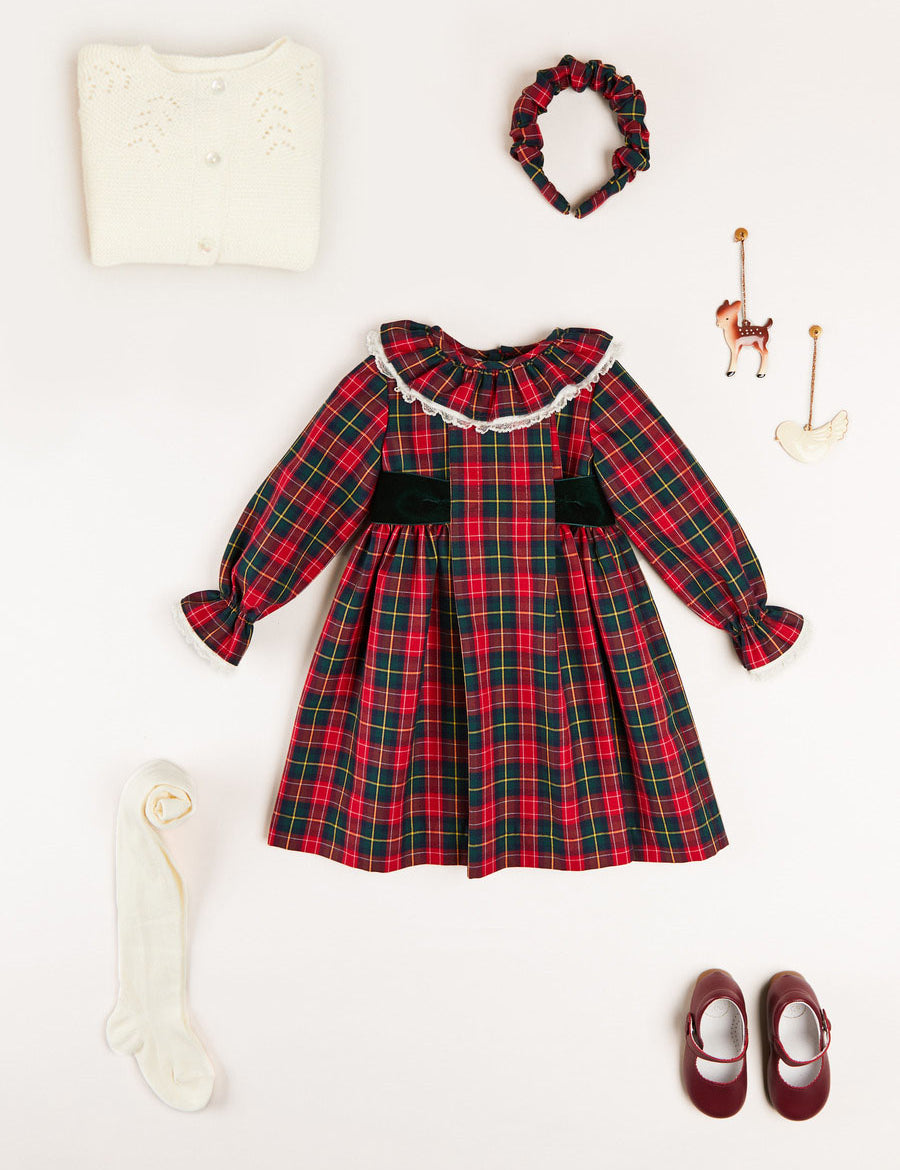 Belgravia Tartan Girl Gift Set in Red Look from Pepa London