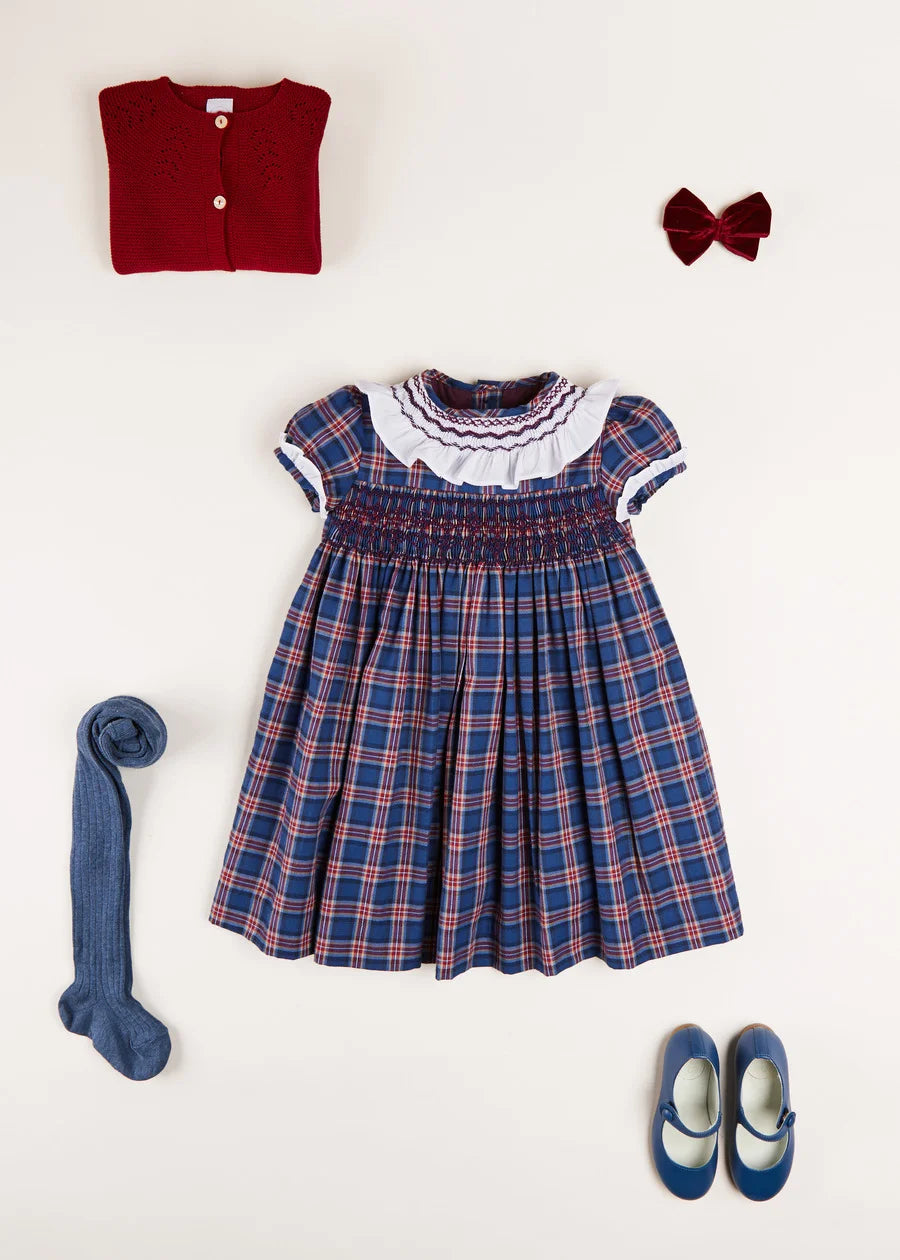 The Eaton Check Dress Girl Look Look  from Pepa London