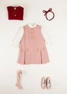 Mao Collar Romantic Blouse in White (12mths-10yrs) Blouses  from Pepa London