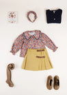 The Beatrice Floral Blouse and Skirt Girl Look Look  from Pepa London