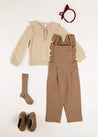 The Chester Puppytooth Dungarees Girl Look Look  from Pepa London