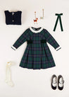 The Windsor Tartan Dress Girl Look Look  from Pepa London