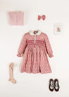 The Pink Evelyn Floral Dress Girl Look Look  from Pepa London