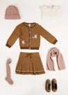 The Brown Knitted Co-ord Set Girl Look Look  from Pepa London