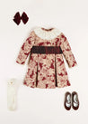 The Eleanor Floral Dress Girl Look Look  from Pepa London