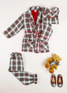 The Sussex Tartan Pyjama Set Girl Look Look  from Pepa London