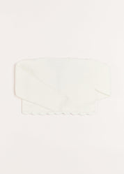 Girls Cropped Celebration Cardigan in Ivory (12mths-10yrs) Knitwear  from Pepa London