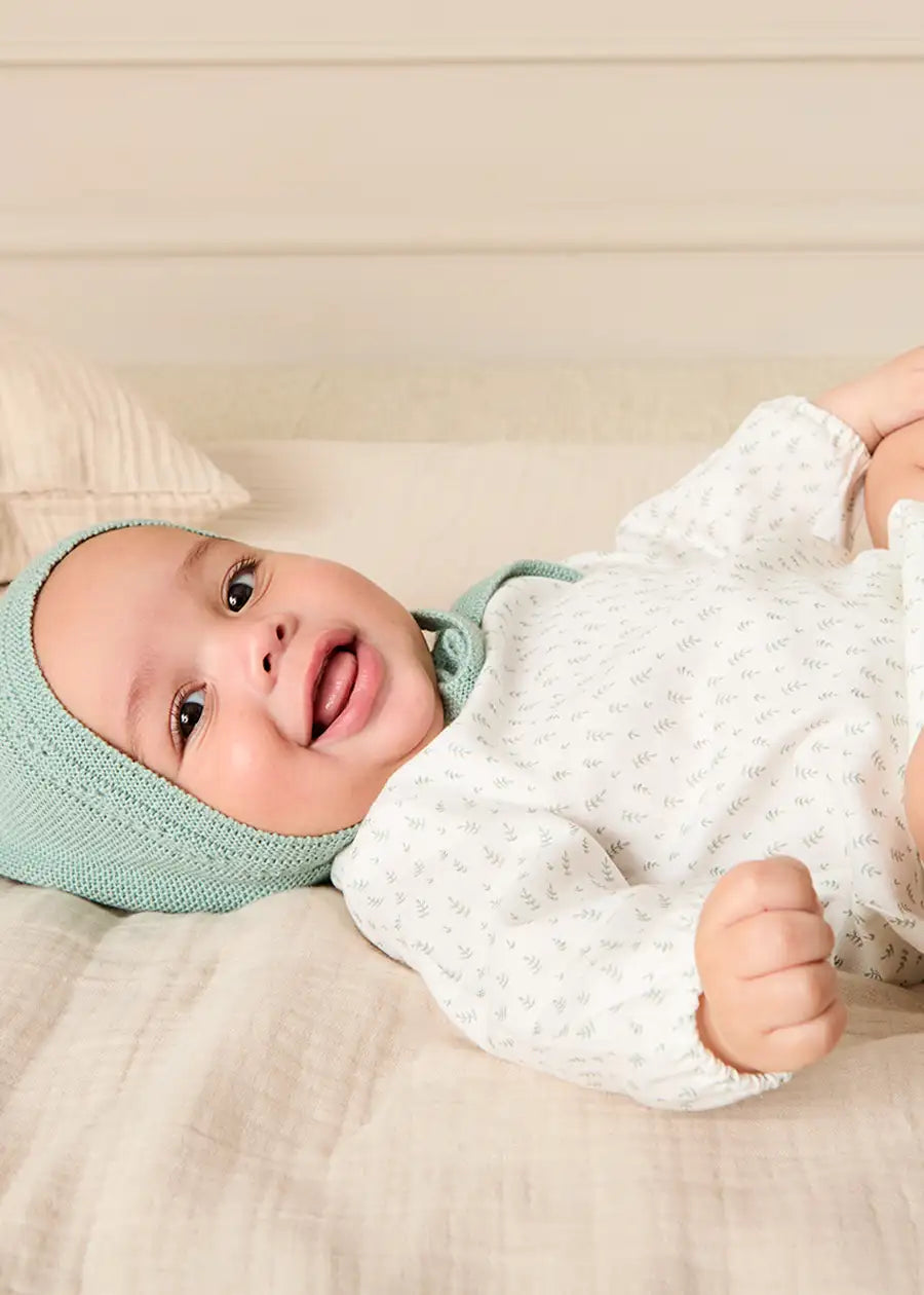 Janine Floral Peter Pan Collar Blouse in Cream (3-12mths) Blouses from Pepa London