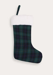 Radley Tartan Christmas Stocking in Green Accessories from Pepa London