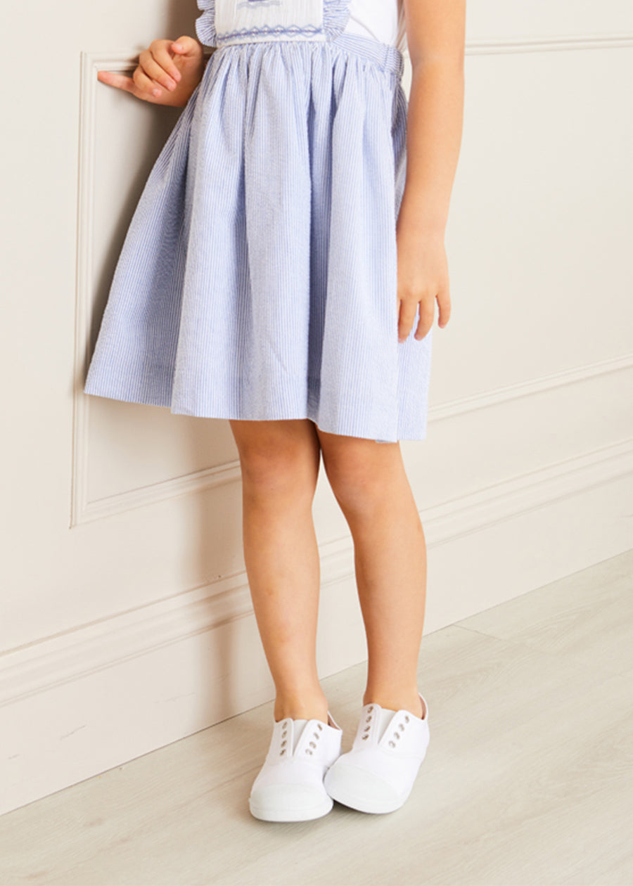 Canvas Plimsolls in White (20-34EU) Shoes  from Pepa London