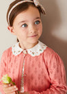 Mabel Floral Hairband in Coral HAIR ACCESSORIES from Pepa London