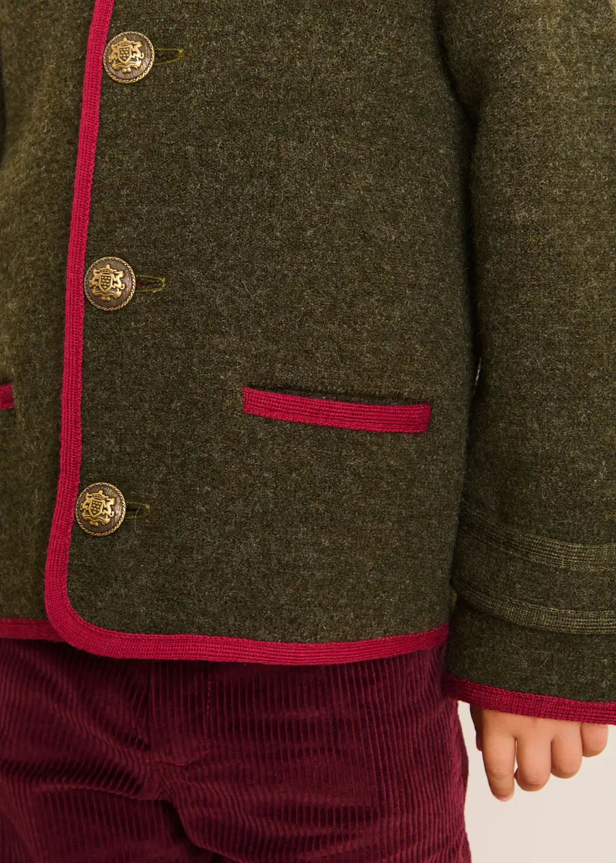 The Oatmeal Toggle Cardigan Boy Look