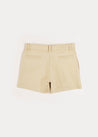 Plain Chino Shorts in Camel (4-10yrs) Shorts  from Pepa London