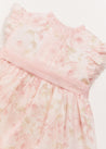 Tulle Floral Sleeveless Party Dress in Pink (4-10yrs) Dresses  from Pepa London