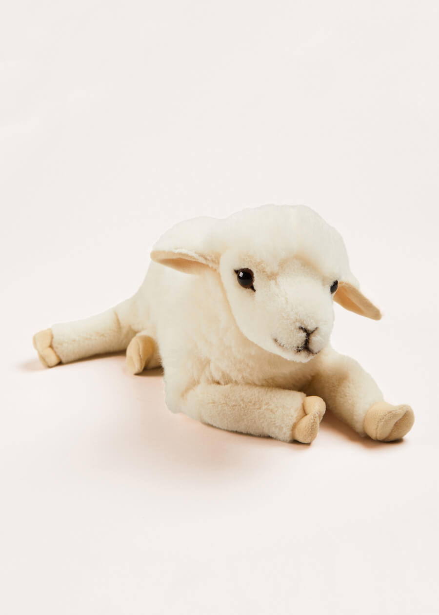 Lamb Toy (Alpaca Wool) in Cream TOYS from Pepa London