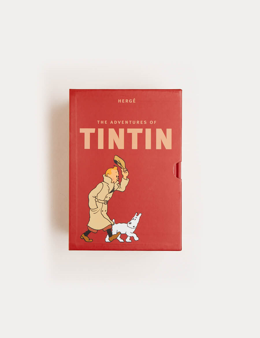 Tintin Book Set in Red Books  from Pepa London