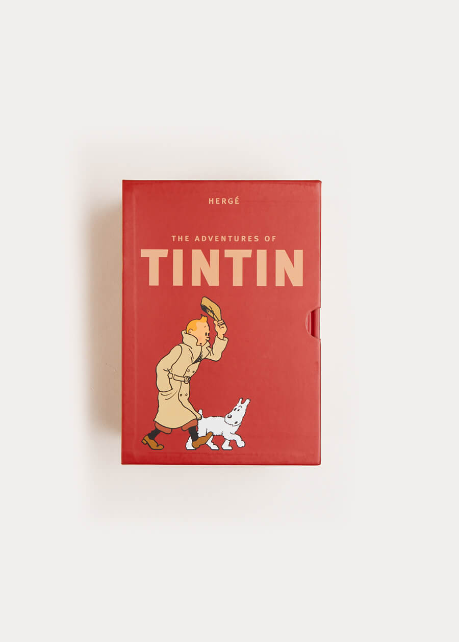 Tintin Book Set in Red Books  from Pepa London