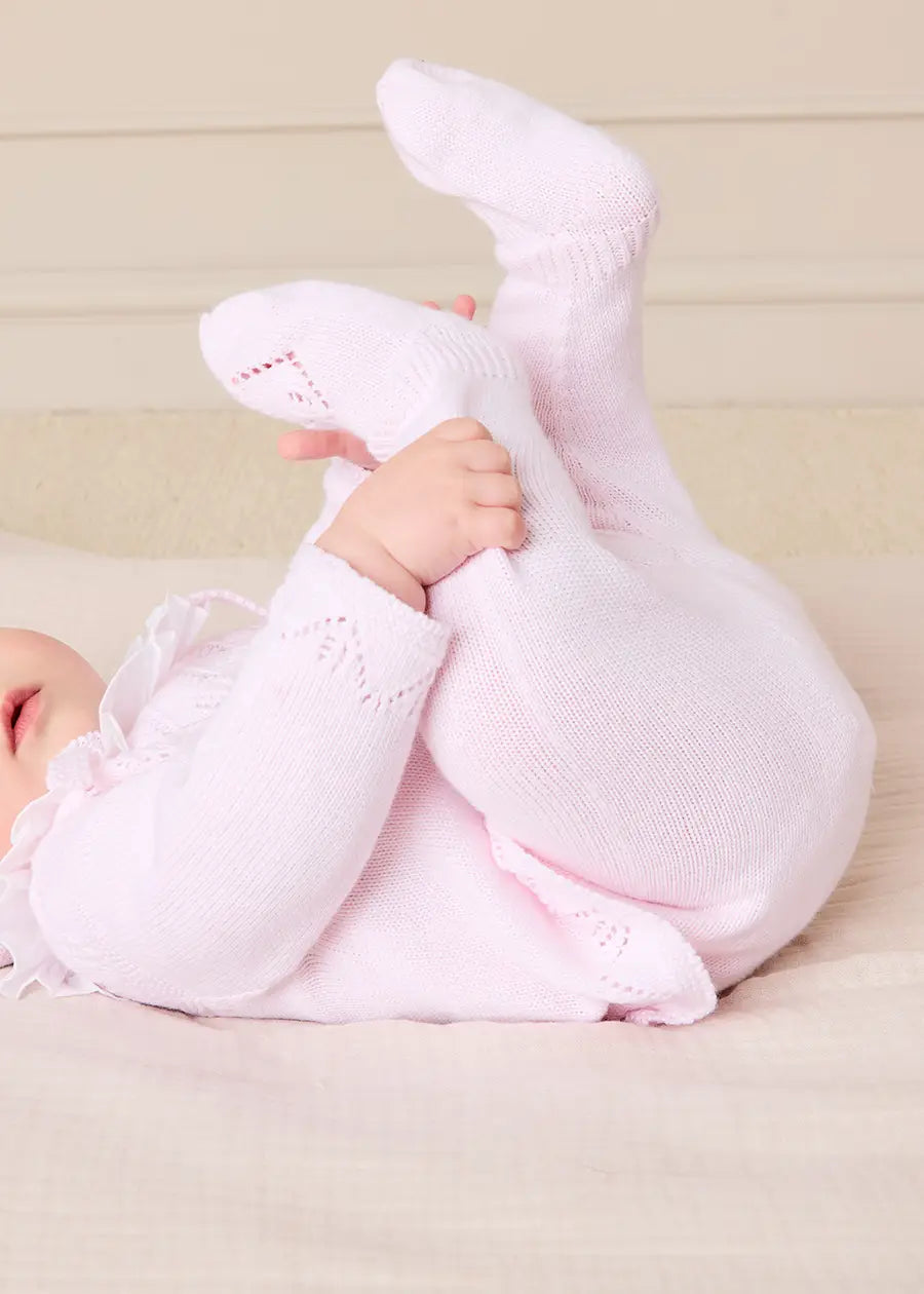 The Pink Knitted Newborn Look Look from Pepa London