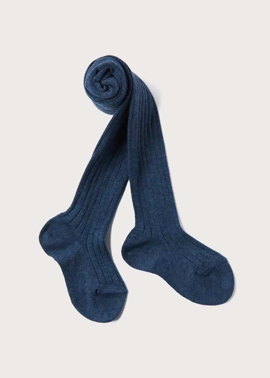 Kids-Unisex-Ribbed-Tights-in-Denim-12mths-8yrs-PORTRAIT.webp