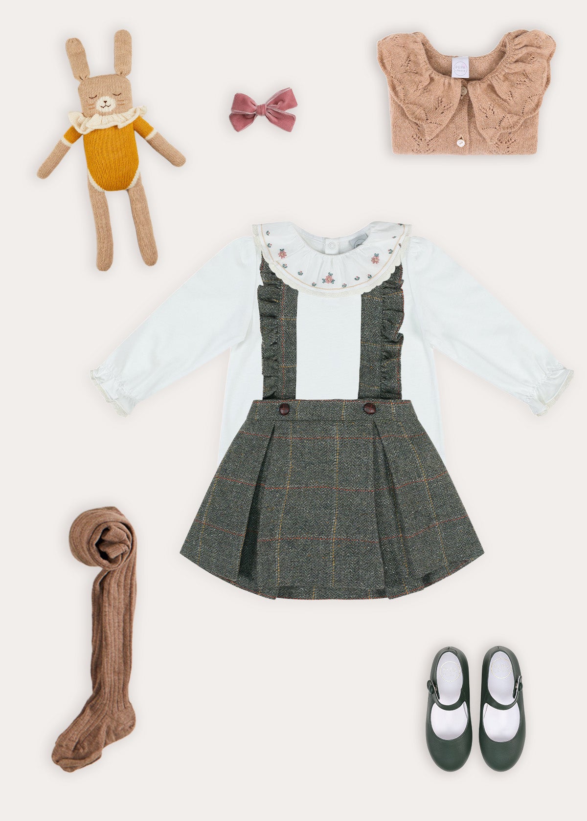 The Harrington Toddler Girl Look Look from Pepa London