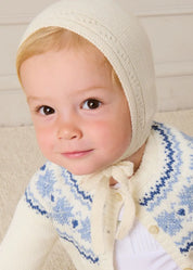 Cuffia da neonato color crema (SL)