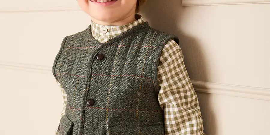 The Harrington Check Sibling Styles Look from Pepa London
